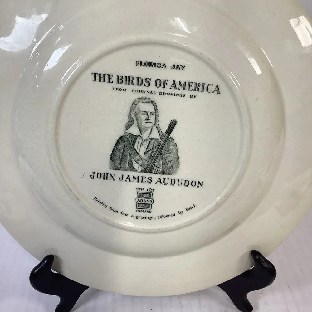Adams England Audubon Birds of America Florida Jay Collector Plate